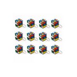 Toys Zeka Küpü Mini Anahtarlık , Zeka Küpü (Sabır Küpü) 3X3 Cm - 1 2 Adet Tam Paket
