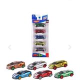 Toysan 5'li Metal Arabalar Seti Gerçekçi Detaylarla Metal Gövde Tasarımı