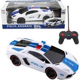 Toysan Dzc Kuzenler Avm Toysan Uzaktan Kumandalı Polis Arabası Full Fonksiyon Şarjlı 32 cm 1:12 Ölçek Dev Oyuncak - Renkli