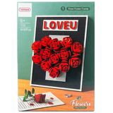 Toysan Flowers Loveu Gül Çiçekli Çerçeve Yapı Blok Seti 848 Parça 1051