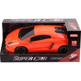 Toysan Oyuncak Toysan 1/12 Sürtmeli Süper Car Turuncu Spor Araba - Orange
