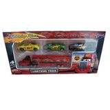 Toysan Tır Seti 4'lü Metal Arabalı SPR-50-Yeşil-Sarı-Siyah