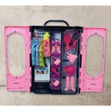 Toysandmore Barbie Elbiseli Gardolap Tarzı Oyuncak Set Aksesuarlı Şık Elbise Dolabı