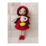 Toyscity Kırmızı Başlıklı Kız Amigurumi Örgü Oyuncak