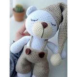 Toyscity Uykucu Ayıcık Amigurumi Örgü Oyuncak