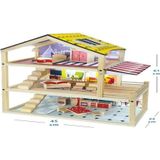 Toysilla Doğal Ağaç Çocuk Oyun Evi - T2003