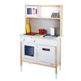 Toysilla Sulu (MUSLUKTAN SU AKAN) Ve Işıklı Ahşap Oyuncak Çocuk Mutfak Seti - T1026