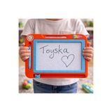 Toyska Eğitici Yaz Sil Manyetik Çizim Tahtası-Kırmızı