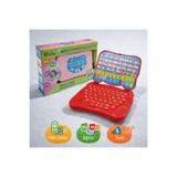 Toyska Mini Eğitici Laptop – Türkçe Öğrenim Haritalı - Oyuncak Bilgisayar Kırmızı