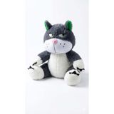 Toyska Sinirli Kedi Peluş Oyuncak - Asabi Kedi Oyun Arkadaşı 45 Cm