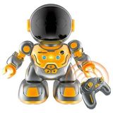 Toyska Zaktan Kumandalı Işıklı ve Müzikli Astronot Oyuncak Robot - Sarı