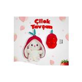 toysme Çilek Tavşan Peluş Oyuncak - Çocukların Hayallerini Süsleyen Yumuşak Arkadaş!