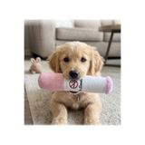 toysme Peluş Köpek Oyuncağı Pembe - Puro Tasarım Hışırtılı ve Sesli Isırmaya Dayanıklı Komik Evcil Hayvan Oyuncağı 25 cm