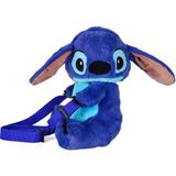 Toysme Stitch Peluş Omuz Çantası - Sevimli Mavi Tasarım - 003-Lacivert