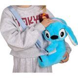 Toysme Stitch Peluş Omuz Çantası - Sevimli Mavi Tasarım - --Mavi