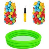 Toysnet 122 cm Havuz 200 Adet Havuz Topu ve Havuz Şişirme Pompası 3'lü Set