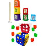 toysnet Bebeğimin Ilk Oyuncakları 2'li Set Eğitici Oyuncak Sevimli Kule Ve Bultak
