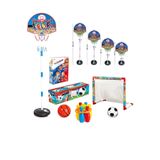 toysnet Futbol Kalesi + Ayaklı Basketbol Potası Erkek Çocuk Oyuncakları Oyuncak Futbol Kalesi