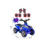 toysnet Led Işıklı Müzikli Akülü Araba Atv-motor Dizlik Dirseklik Hediye !!