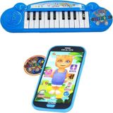 Toysnet Oyuncak Türkçe Müzikli Sesli Dokunmatik Kedili Telefon ve Piyano 22 Tuşlu Sesli Ilk Piyanom