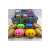 TOYSTAR 1 Adet Dumpling Squishy Büyük Boy Yumusak Sıkılabilir Sukuşi Özel Kutulu Çin Mantısı 8 cm