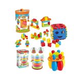 TOYSTORE Bultak Bowling Sallanan Halkalar 62 Parça Blok Eğitici Zeka Geliştirici Eğitici Set Oyuncak