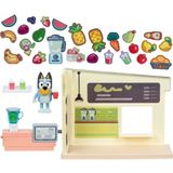 Toysturka Blueyplus Bluey Meyve Suyu Barı Mini Oyun Seti Figürlü Çocuk Oyun Alanı 7 cm 18920 - PEMBE