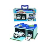 TOYSTURKA Mega Çantalı Polis ve İtfaiye Araçları Merkezi Oyuncak Araba PRA-13924048-6653