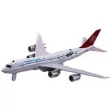 Toysturka Metal Türk Havayolları Uçağı Işıklı Oyuncak Uçak Diecast Uçak