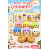 TOYTOPIA Bubble Blowing Dumpling Squishy 1 Adet Sürpriz Renk Büyük Boy