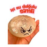 TOYTOPIA Su Dolgulu Simli Çin Mantısı Squishy Rastgele renk Water Filled Glitter Dumpling Squishy