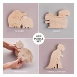 Toytoy Ahşap Puzzle Oyuncak Seti