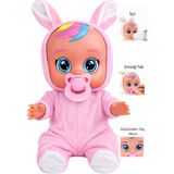 Toyx Ağlayan ve Konuşan Et Bebek Şeker Pembesi Renkli Eğlenceli Oyuncak 28 cm
