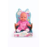 Toyx Sevimli Tavşan Kostümlü Oyuncak Bebek – Yumuşak Peluş Tasarım, 3+ Yaş (Pembe - Mavi - Beyaz) Pe