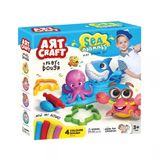 Toyz Dükkanım 03684 Art Craft Deniz Hayvanları Hamur Set 200 Gr Kız Erkek Çocuk Oyuncak Eğitici Oyuncaklar
