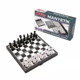 Toyz Dükkanım 1050170 Manyetik Satranç-Tavla 2Si 1 Arada Küçük Boy Kız Erkek Çocuk Oyuncak Eğitici Oyuncaklar