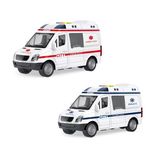 Toyz Dükkanım 1:16 Sürtmeli Sesli Işıklı Ambulans Ve Polis Arabası Kız Erkek Çocuk Oyuncak Eğitici Oyuncaklar