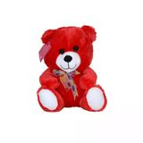 Toyz Dükkanım 1181Kr Selay, Kırmızı Oturan Ayı 30Cm Kız Erkek Çocuk Oyuncak Eğitici Oyuncaklar