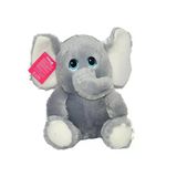 Toyz Dükkanım 1257G Selay, Oturan Fil Gri 30Cm Kız Erkek Çocuk Oyuncak Eğitici Oyuncaklar