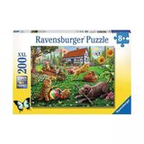 Toyz Dükkanım 128280 Bahçede 200 Parça Xxl Ravensburger Puzzle Kız Erkek Çocuk Oyuncak Eğitici Oyuncaklar