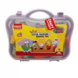 Toyz Dükkanım 2463 Crafy Kral Şakir Çantalı Oyun Hamuru Seti 200 G 20 Parça Kız Erkek Çocuk Oyuncak Eğitici Oyunca