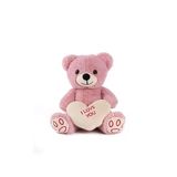 Toyz Dükkanım 4233 Oturan Ayı Pembe Kız Erkek Çocuk Oyuncak Eğitici Oyuncaklar