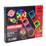 Toyz Dükkanım 6011 Başel, Maginal Magnet 62 Parça Kız Erkek Çocuk Oyuncak Eğitici Oyuncaklar