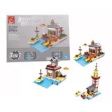 Toyz Dükkanım Ausini Assembling Master 573 Parça 3 İn 1 İskele Ve Deniz Feneri Kız Erkek Çocuk Oyuncak Eğitici Oyu