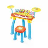 Toyz Dükkanım Bao-1601 24 Tuşlu Dj Piano Davul Mp3 Kız Erkek Çocuk Oyuncak Eğitici Oyuncaklar