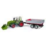 Toyz Dükkanım Fendt Vario 211 Kepçeli Traktör & Römork Kız Erkek Çocuk Oyuncak Eğitici Oyuncaklar