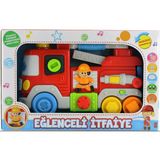 Toyz Dükkanım İngilizce Ve İspanyolca Konuşan İtfaiye Kız Erkek Çocuk Oyuncak Eğitici Oyuncaklar