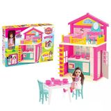 Toyz Dükkanım Lola'nın 2 Katlı Evi Aktivite Oyun Seti Kız Erkek Çocuk Oyuncak Eğitici Oyuncaklar