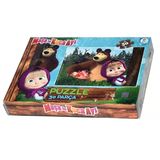 Toyz Dükkanım Ms7574 Laço Kids Maşa İle Koca Ayı 30 Parça Puzzle Kız Erkek Çocuk Oyuncak Eğitici Oyuncaklar