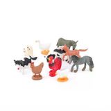 Toyz Dükkanım Nc3-012 Pvc Küçük Çiftlik Hayvanları Kız Erkek Çocuk Oyuncak Eğitici Oyuncaklar